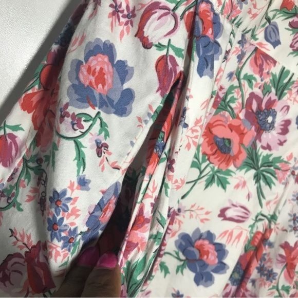 JACK WILLS Fabulously British 100% Cotton Floral Garden Cottagecore Mini Dress - Picture 11 of 11